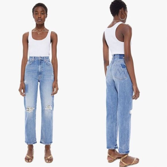 Mother High Waisted Study Hover We Are Castaways Jeans